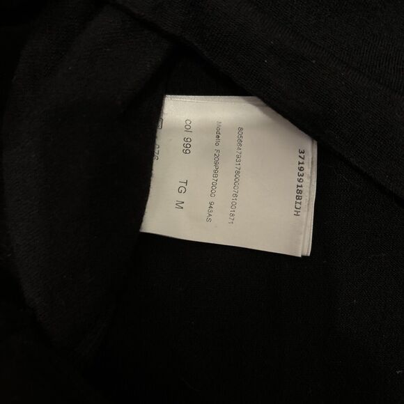 Moncler Coreana Tricot Maglia Alla Cardigan Black Womens Size M - Picture 6 of 7